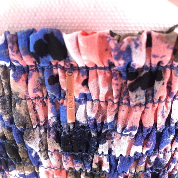 🚨Misa Los Angeles X Revolve NEW Womens Size Large Dallin Dress Tie Dye Floral - Picture 10 of 12